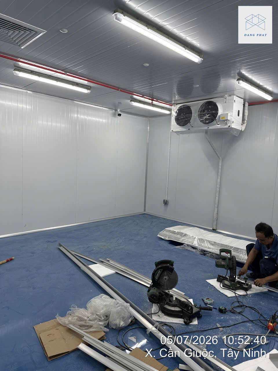 Lắp đặt kho lạnh KCN Nhơn Trạch - Đăng Phát